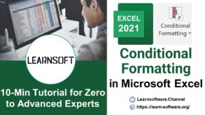 Conditional Formatting in Microsoft excel 2021