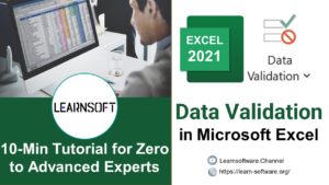 Data Validation in Microsoft Excel 2021