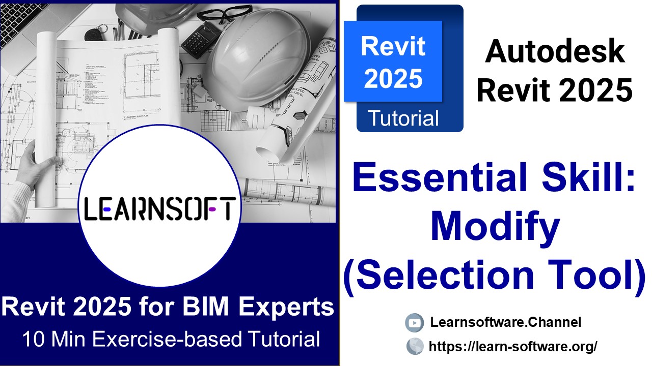 Modify and selection tool in revit