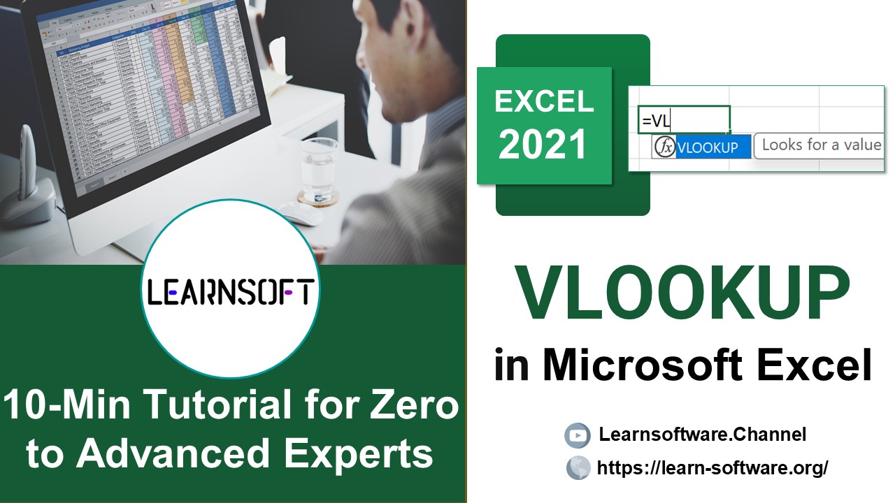 Vlookup in Microsoft excel, 10 minute Tutorial