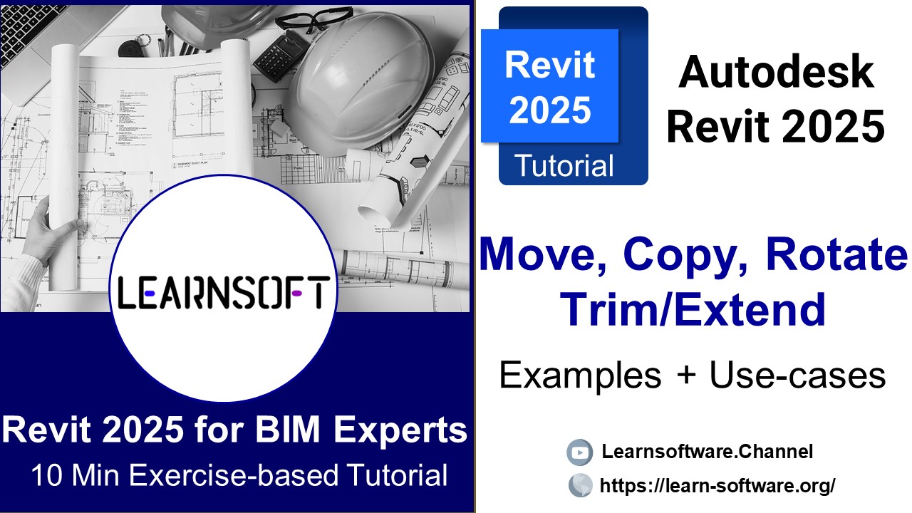 Move, Copy, Rotate, Trim/Extend in Revit