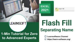 Flash Fill Function In excel